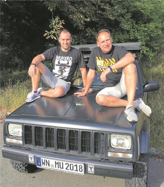 Die nächste Abenteuerreise steht bevor Jonas (links) und Ralf Oppenländer freuen sich jetzt schon auf die Tour, die am 22. September startet. Foto: privat