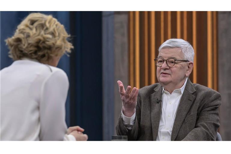 Joschka Fischer bei Caren Miosga.