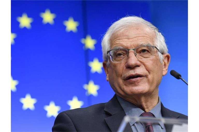 Josep Borrell, EU-Außenbeauftragter, hat die Türkei aufgefordert, ihren Austritt aus der Istanbul-Konvention rückgängig zu machen. Foto: John Thys/Pool AFP/AP/dpa