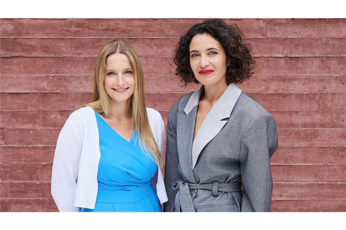 Josephine Ballon (l) und Anna-Lena von Hodenberg (r), Geschäftsführerinnen der Organisation HateAid (Archivfoto).