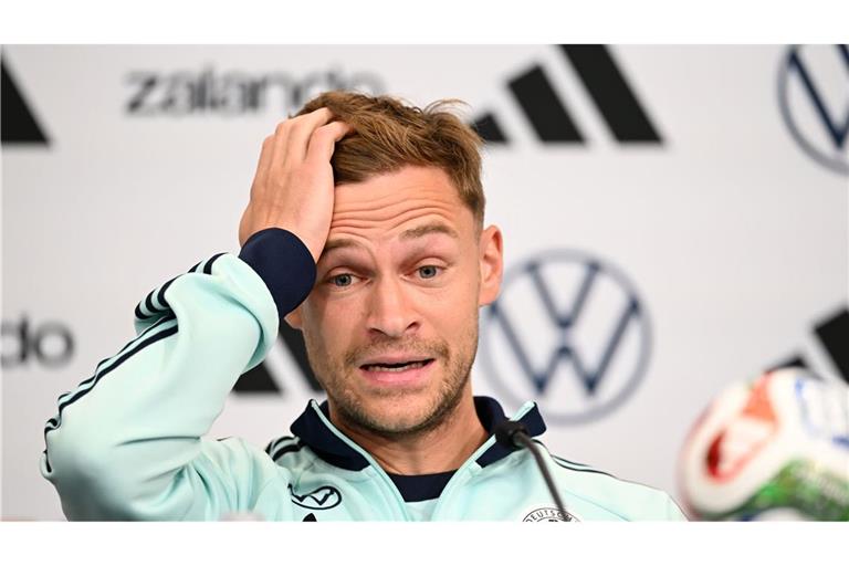 Joshua Kimmich erzählt im DFB-Camp vom Telefonat mit Bundeskanzler Merz.