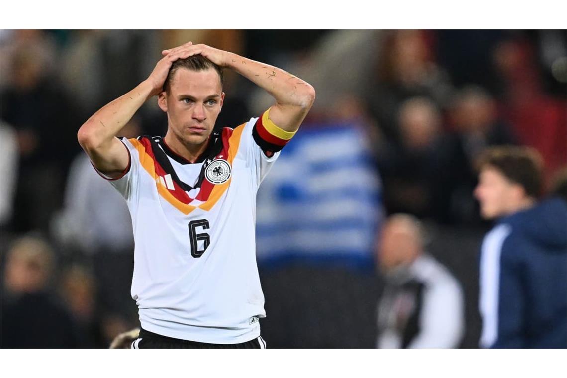 Joshua Kimmich ist in der Nationalmannschaft zum Zuschauen verdammt.