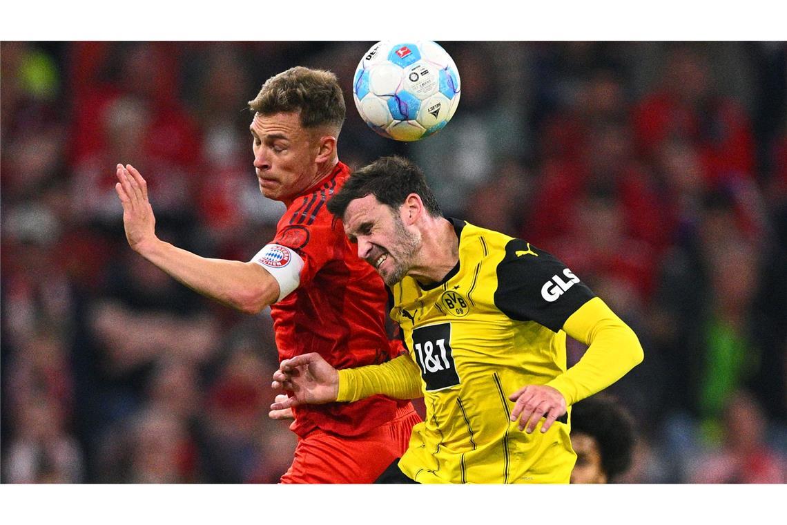 Kein Münchner Wunder-"Gelaber" nach wildem Klassiker Joshua Kimmich (l) hat eine Forderung an das Bayern-Spiel.