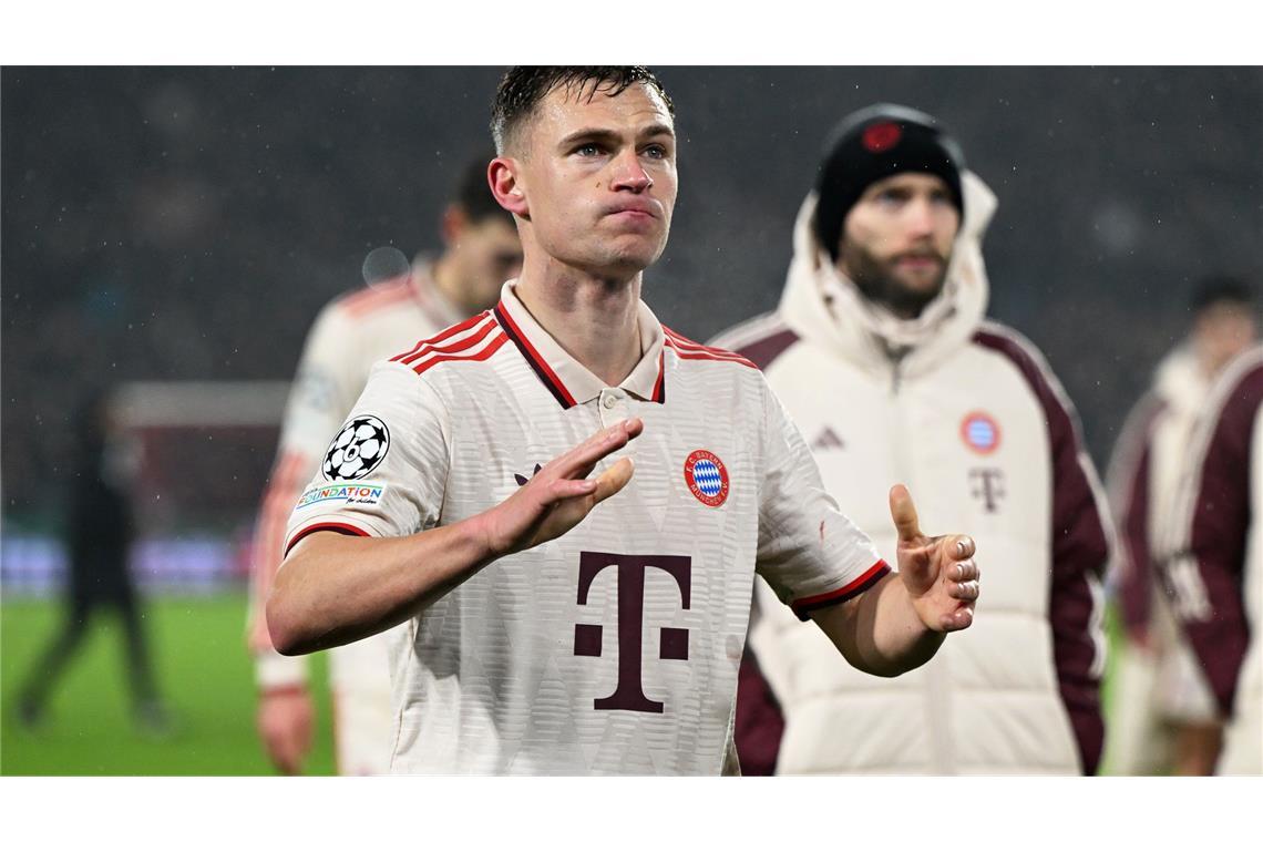 Mittelmaß in Europa: Bayern vor Extrarunde Joshua Kimmich nach der heftigen Niederlage in Rotterdam.