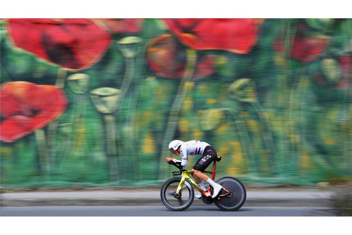 Bilder des Tages Joshua Tarling in Aktion bei der Giro d’Italia.