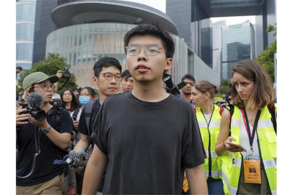 Joshua Wong ist einer der führenden Köpfe der Demokratiebewegung in Hongkong. Foto: Kin Cheung/AP