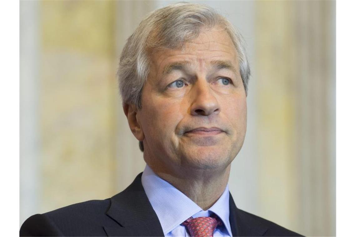 JP Morgan-Bankchef Dimon verkündete die schlechten Zahlen. Foto: Michael Reynolds/epa/dpa