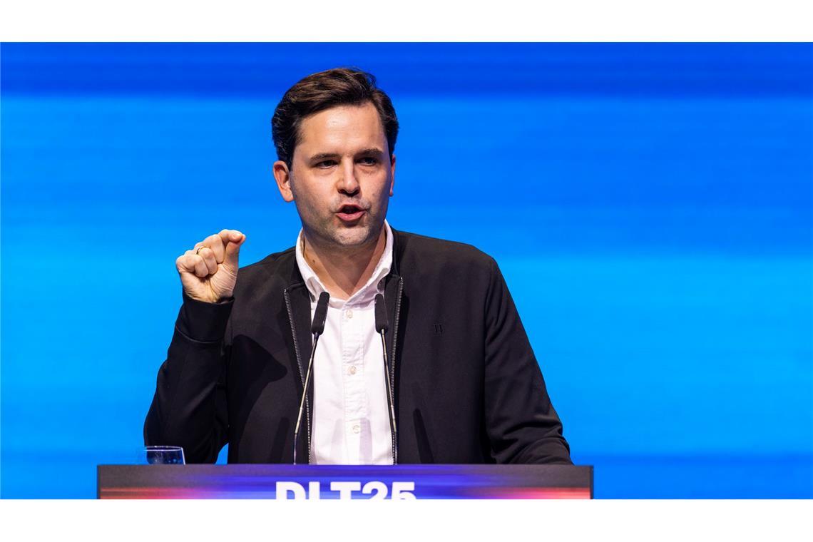 JU-Chef Johannes Winkel will in der Rentenfrage hart bleiben. (Archivbild)