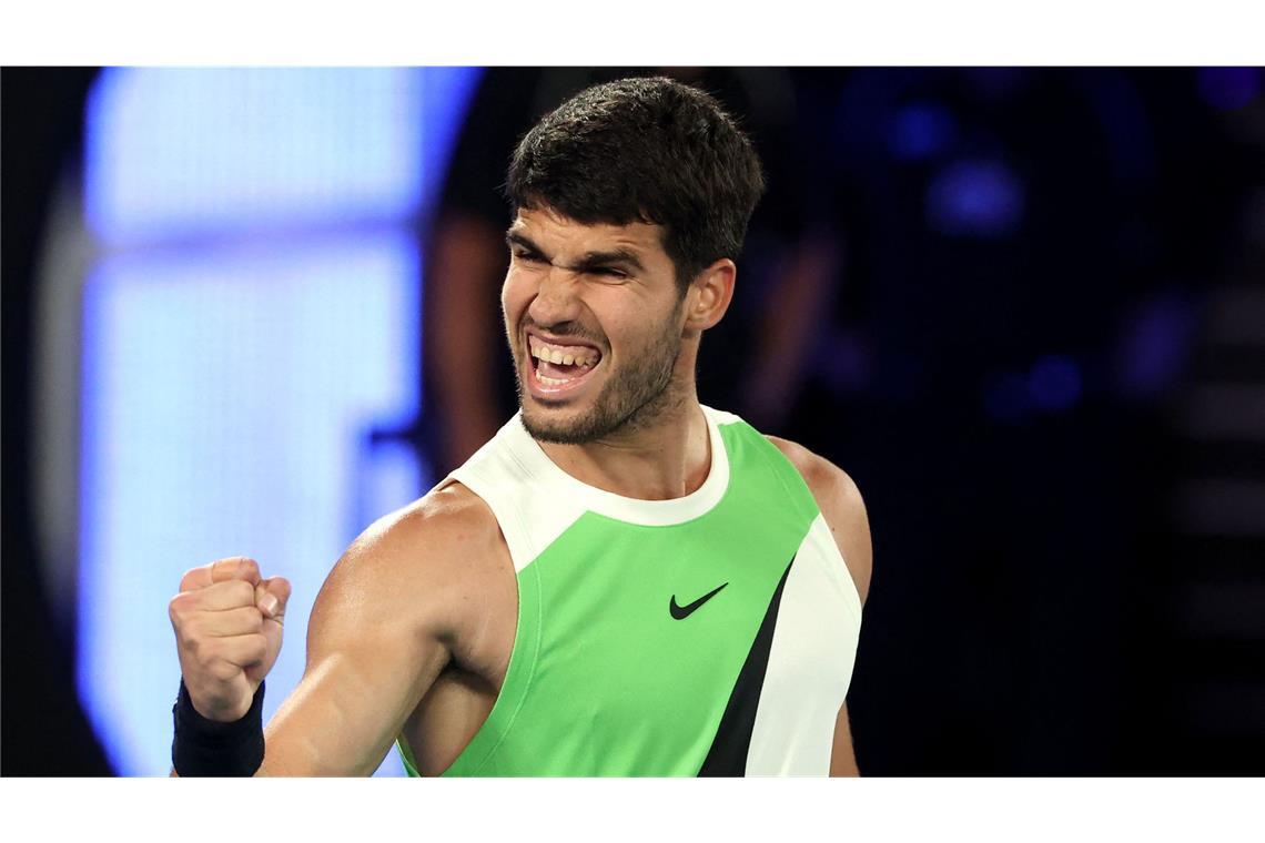 Jubel bei Carlos Alcaraz