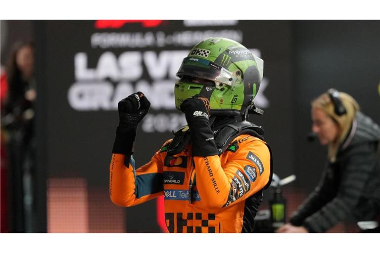 Jubelte über die Pole Position: Lando Norris.