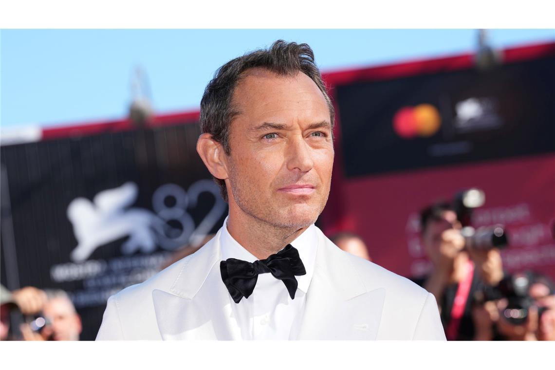 Jude Law vor der Premiere am Festivalpalast.