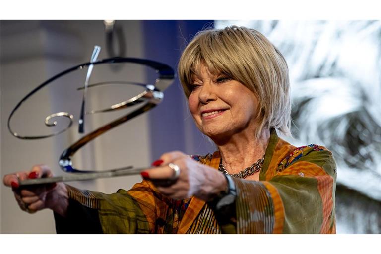 Judy Winter, Schauspielerin, reagiert auf den Götz-George-Preis 2025.