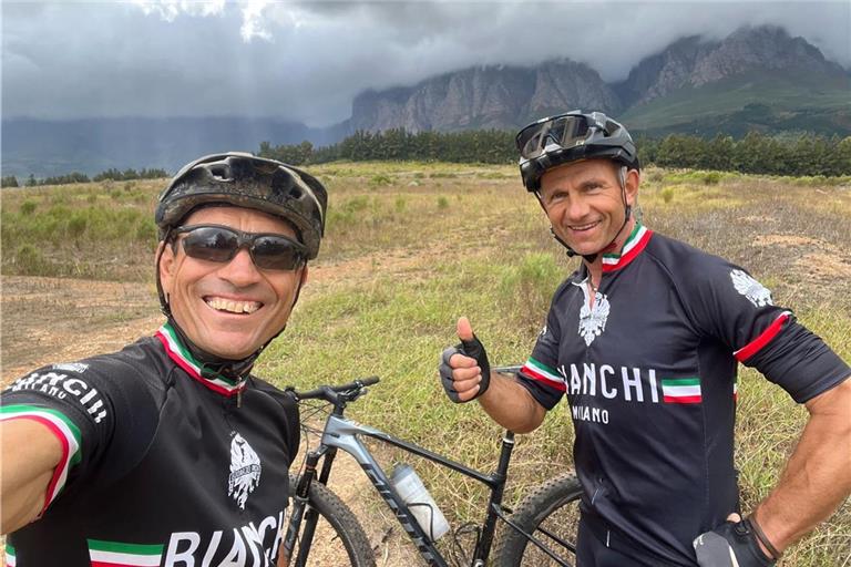 Jürgen Baumann (rechts) und sein Teampartner Jörg Balle.