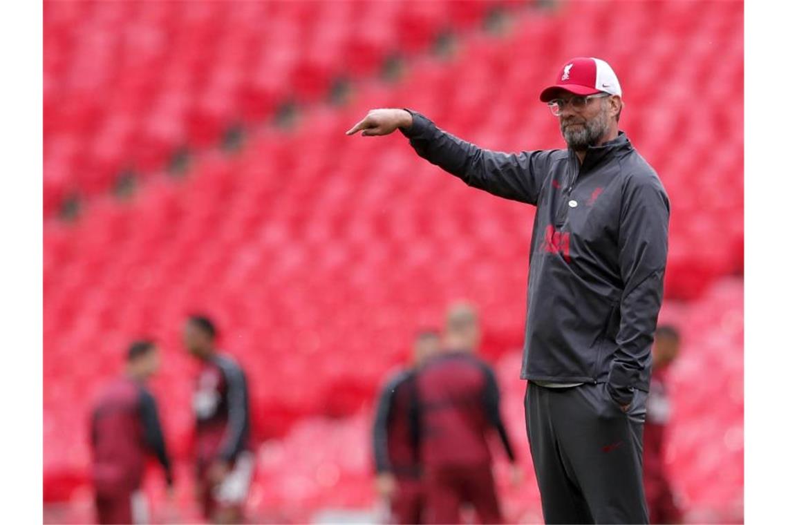 Jürgen Klopp und seine Liverpooler haben den ersten Titel der Saison verpasst. Foto: Andrew Couldridge/Pool Reuters/AP/dpa