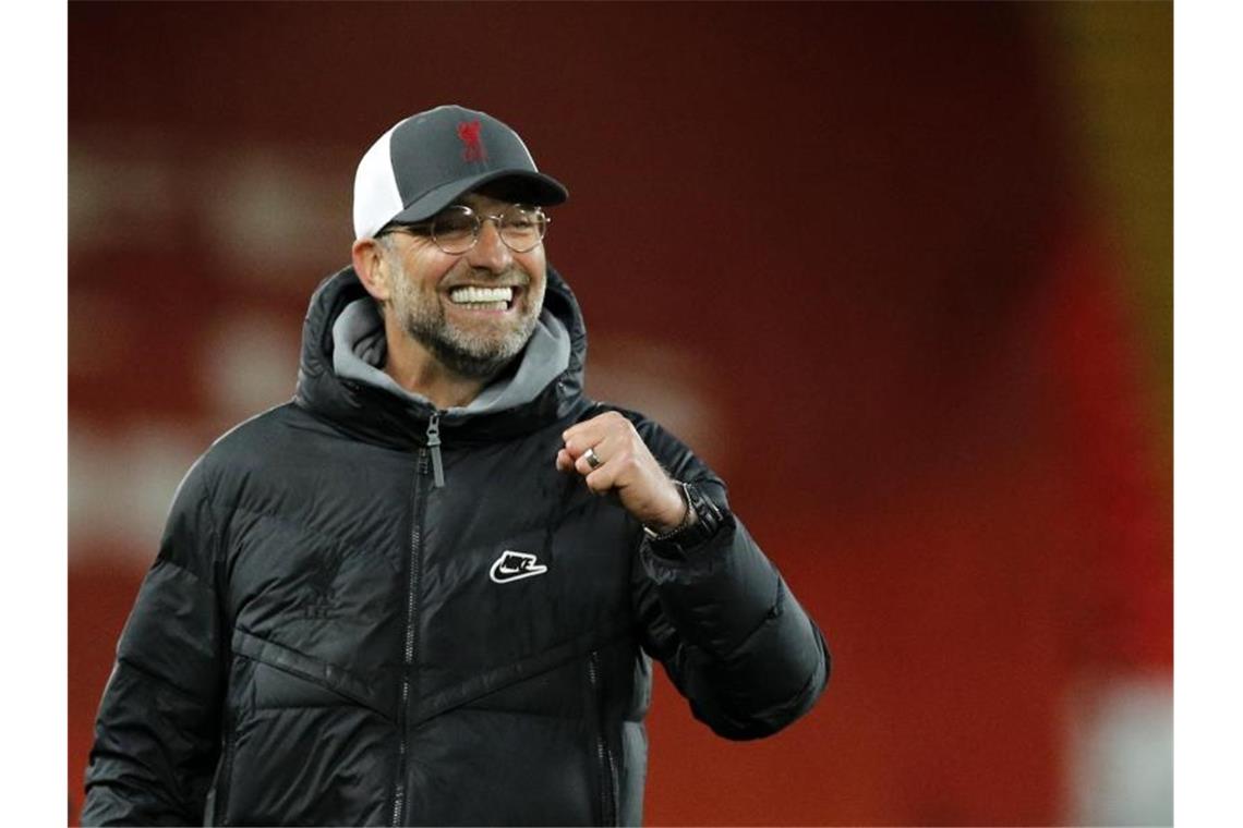 Jürgen Klopp will mit dem FC Liverpool wieder in die Champions League. Foto: Phil Noble/Pool Reuters/AP/dpa