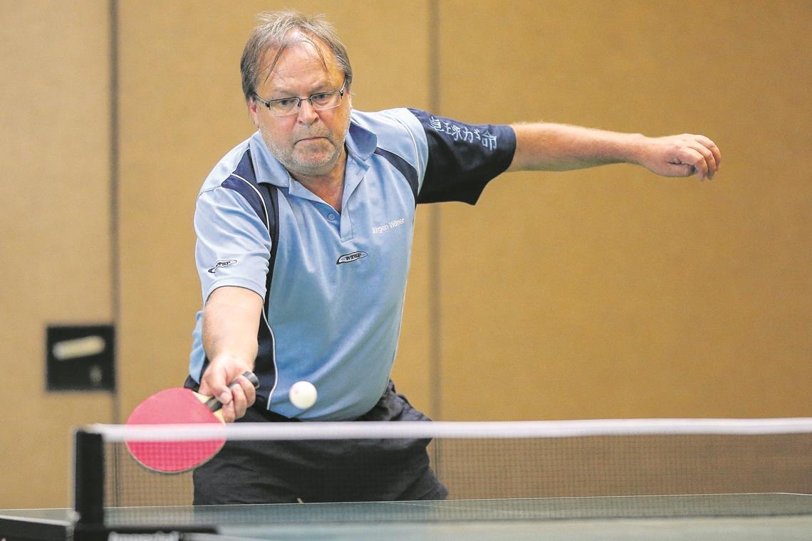 Bis zur Tischtennis-Bundesliga alles erlebt Jürgen Wörner hat beim ersten TVM-Team aufgehört, spielt aber nun für die Zweite. Foto: A. Becher