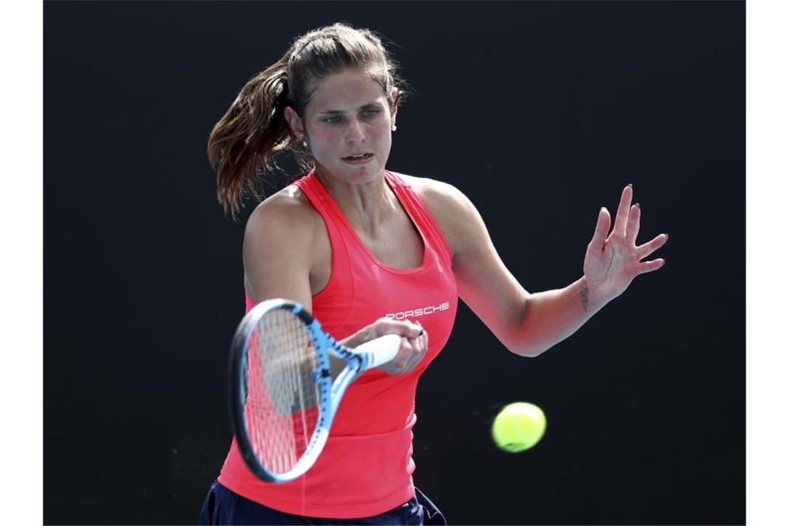 Julia Görges glaubt nicht, dass in diesem Jahr nochmal Turnier-Tennis gespielt wird. Foto: Dita Alangkara/AP/dpa