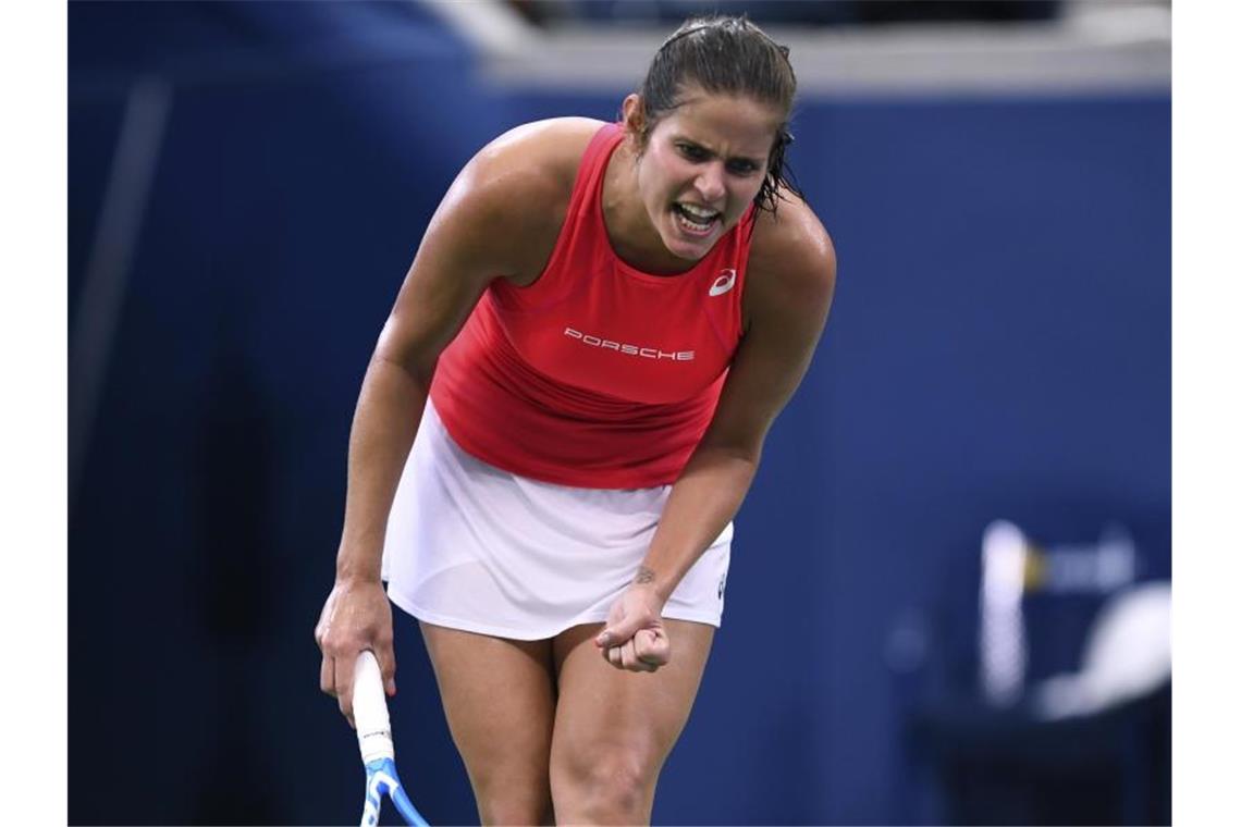 Julia Görges hat bei den US Open ihr Achtelfinale knapp verloren. Foto: Sarah Stier/FR171690 AP