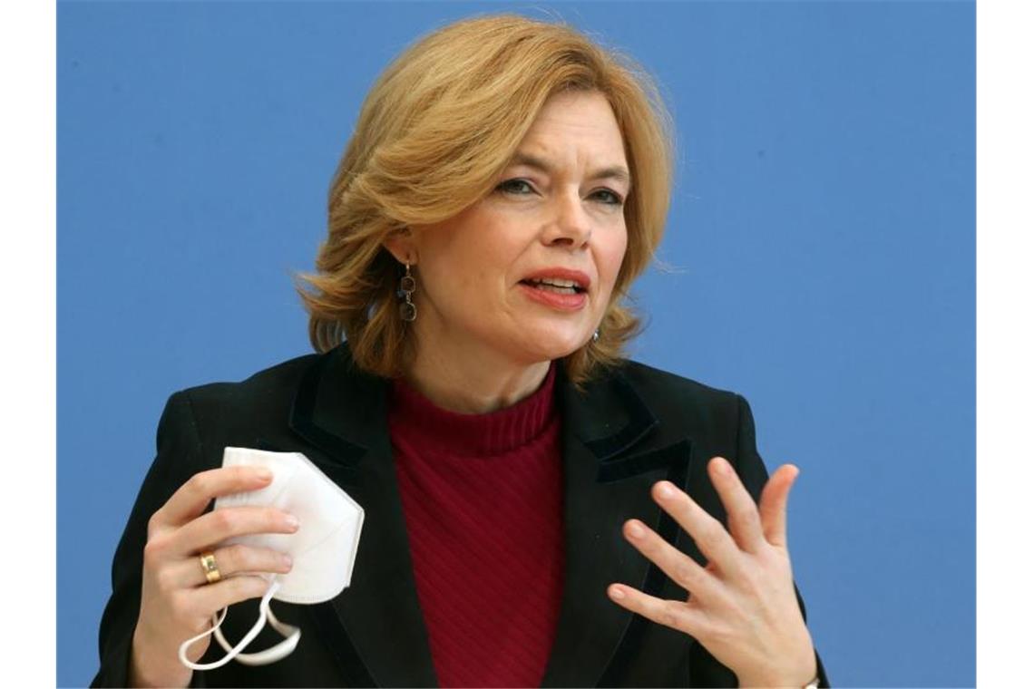 Insektenschutzgesetz: Hauk fordert deutliche Änderungen Julia Klöckner (CDU), Bundesministerin für Ernährung und Landwirtschaft. Foto: Wolfgang Kumm/dpa