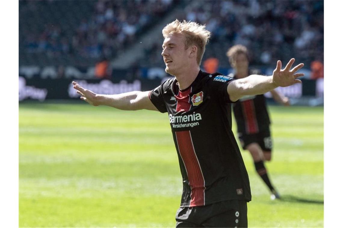 „Bild“: Brandt verlässt Leverkusen und wechselt wohl zum BVB Julian Brandt soll vor einem Wechsel zum BVB stehen. Foto: Paul Zinken