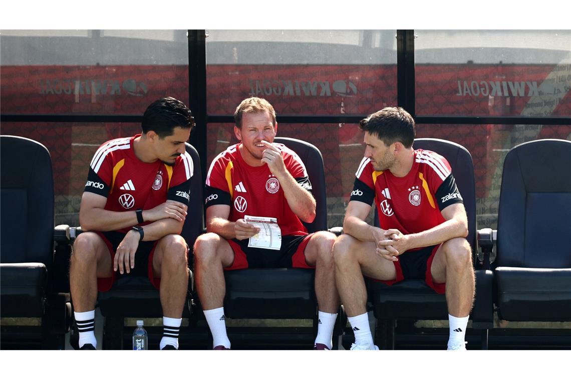 Julian Nagelsmann arbeitet an der Taktik für das zweite WM-Spiel.