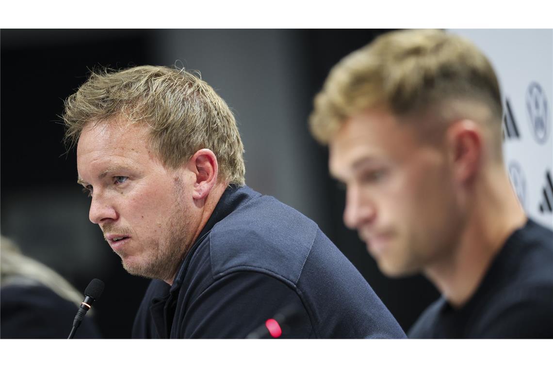DFB-Team testet vor WM in Stuttgart Julian Nagelsmann und seine Mannschaft um Kapitän Joshua Kimmich kommen 2026 nach Stuttgart.