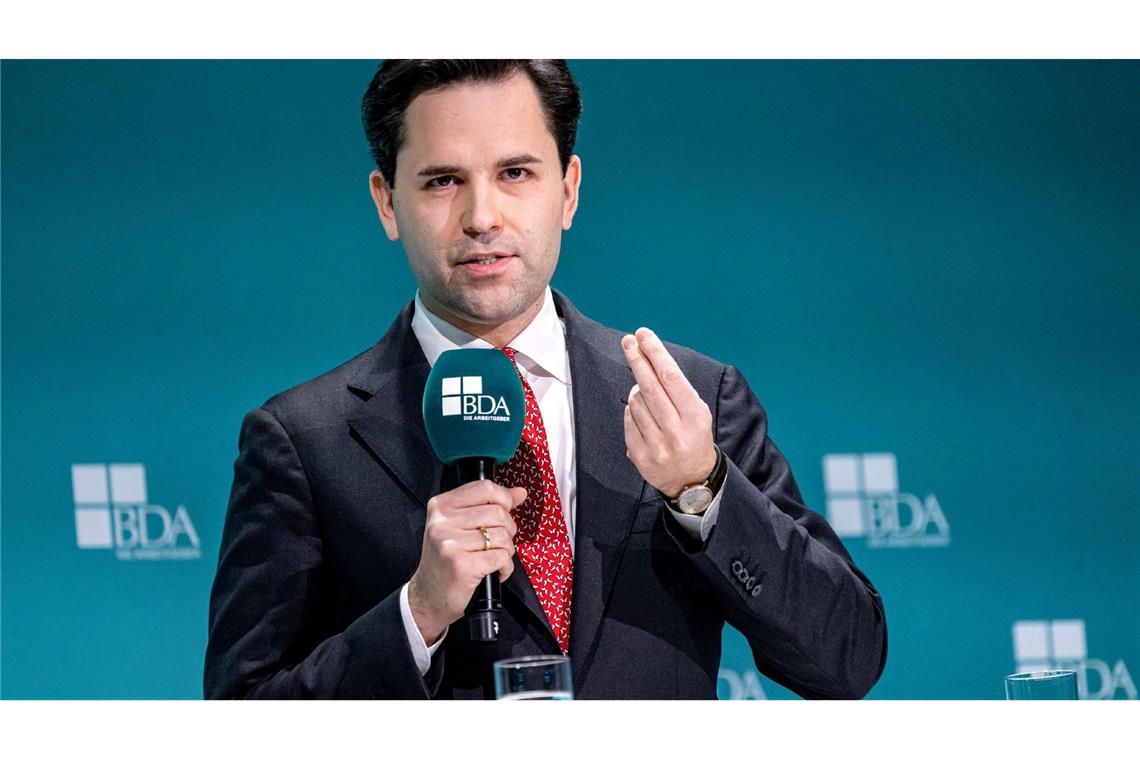 Junge-Union-Chef Johannes Winkel will nicht nachgeben.