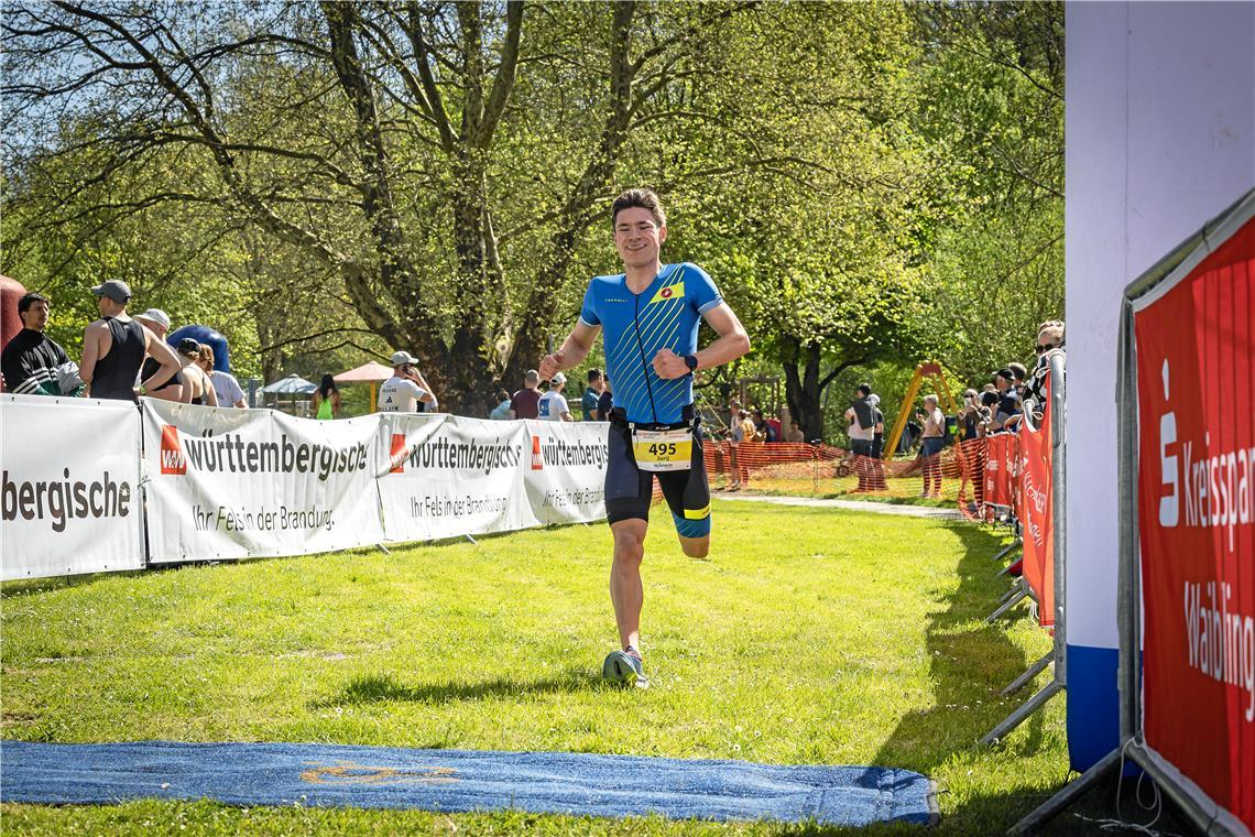 Jurij Mildner 15. City Triathlon in Backnang am 26.4.2026