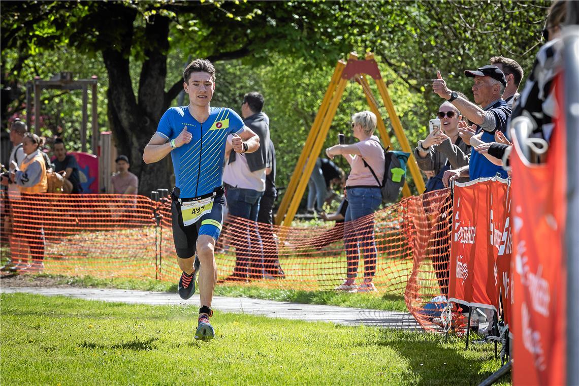 Jurij Mildner 15. City Triathlon in Backnang am 26.4.2026