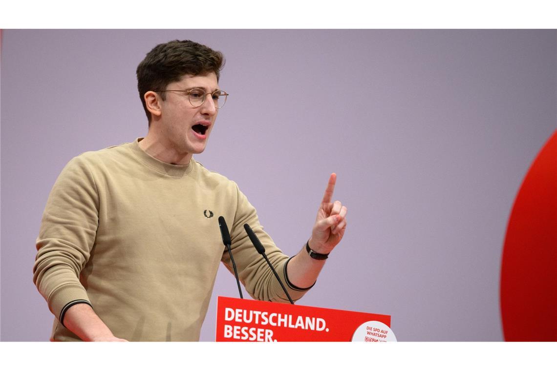 Juso-Chef: Keine Staatskrise bei Nein zu Koalitionsvertrag Juso-Chef Philipp Türmer (Archivbild)