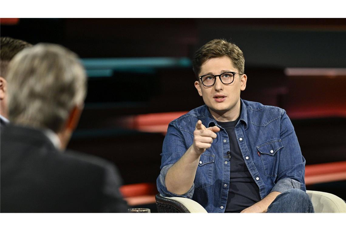 Juso-Chef Philipp Türmer bei Markus Lanz.