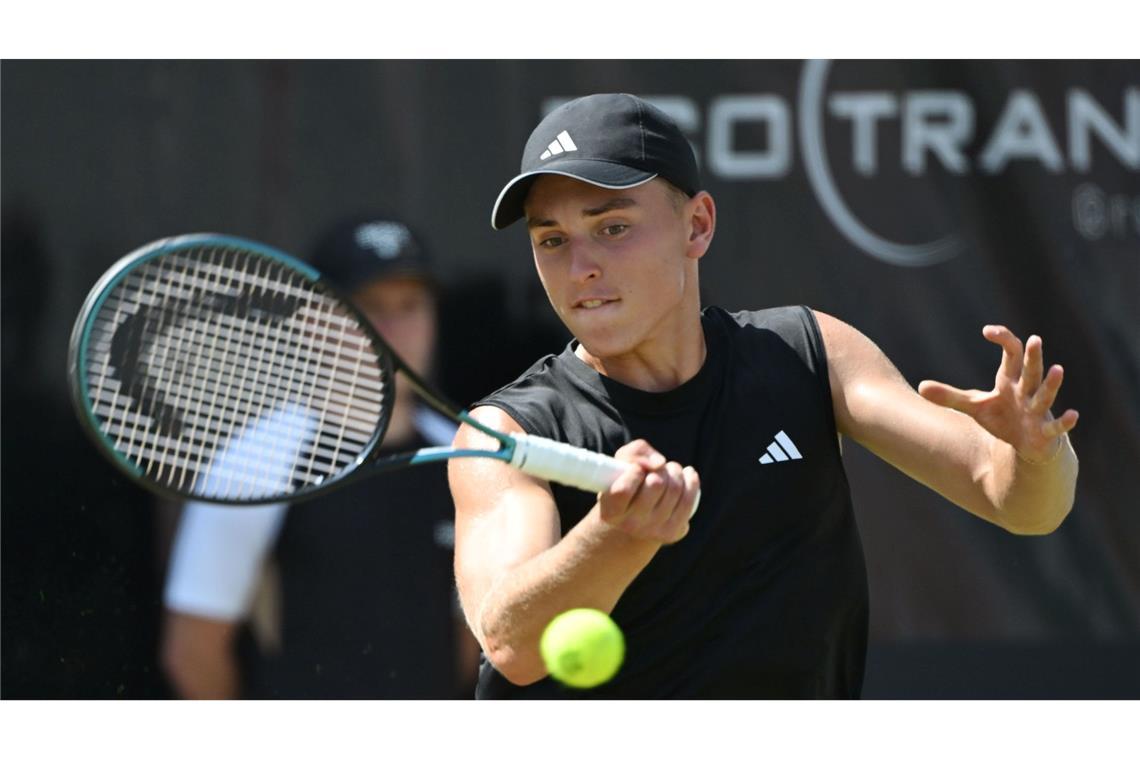 Justin Engel absolvierte als zweitjüngster deutscher Spieler der Geschichte ein Davis-Cup-Spiel. (Archivbild)