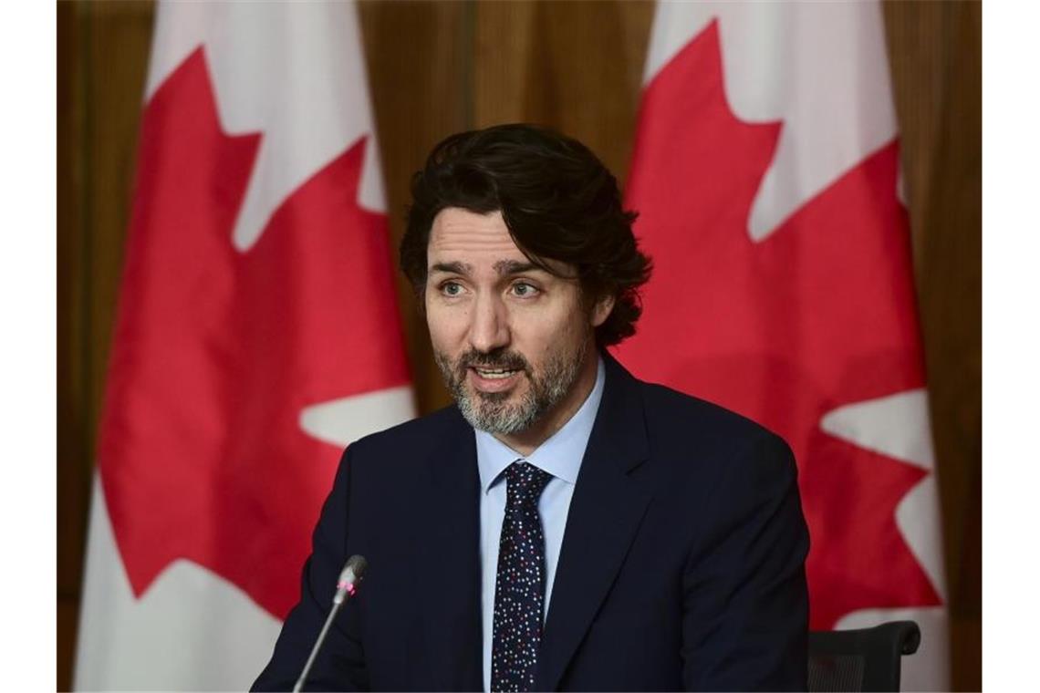 Justin Trudeau: „Traurigerweise ist dies keine Ausnahme oder ein einzelner Vorfall.“. Foto: Sean Kilpatrick/The Canadian Press via ZUMA/dpa