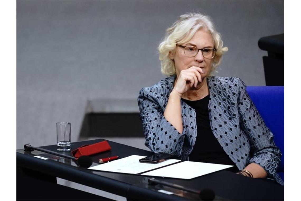 Grundsätzliche Einigung auf Frauenquote in Vorständen Justizministerin Christine Lambrecht. Foto: Kay Nietfeld/dpa