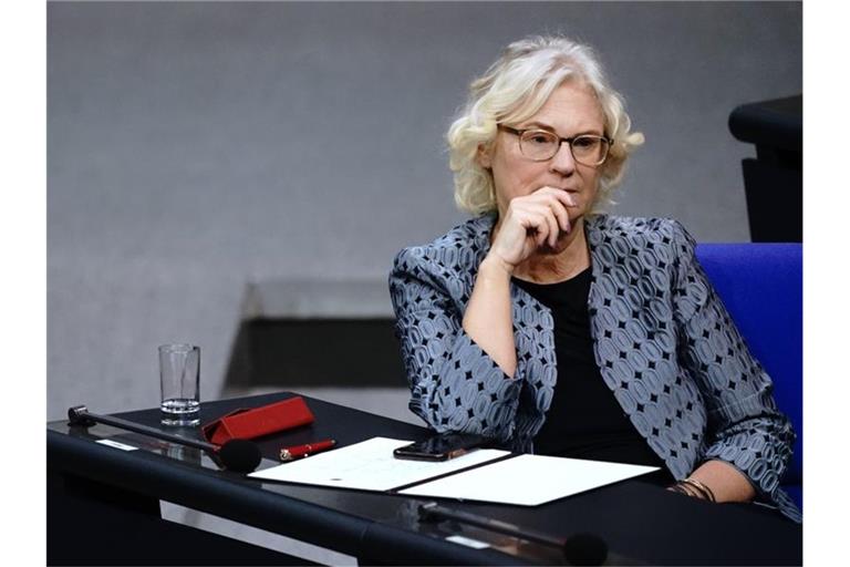 Justizministerin Christine Lambrecht. Foto: Kay Nietfeld/dpa