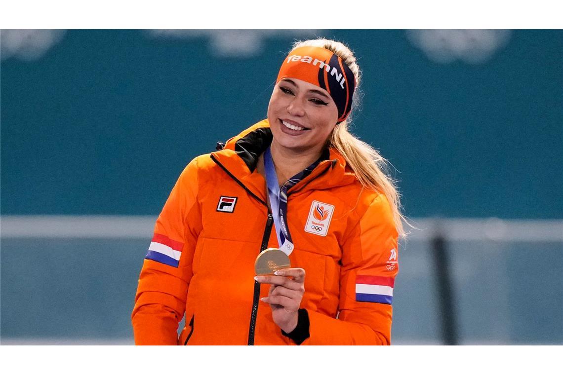 Jutta Leerdam holte in Mailand ihr erstes olympisches Gold.