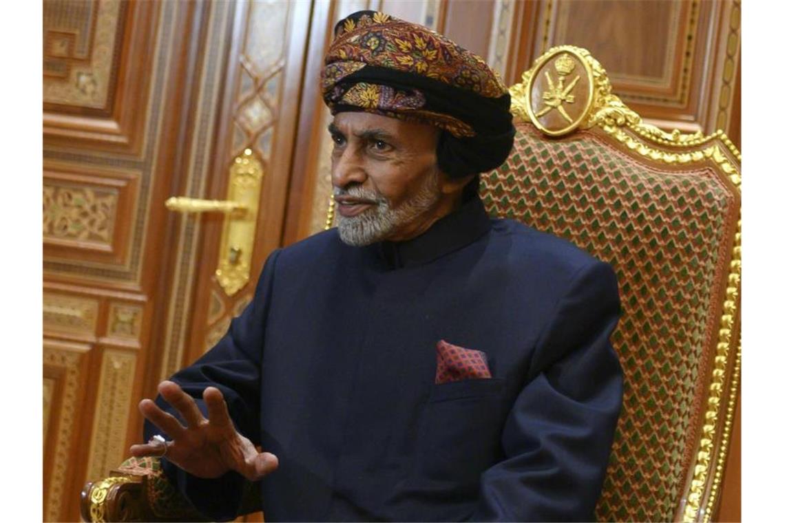 Kabus hatte das Sultanat Oman fast 50 Jahre im Alleingang regiert. Foto: Andrew Caballero-Reynolds/AFP POOL/AP/dpa