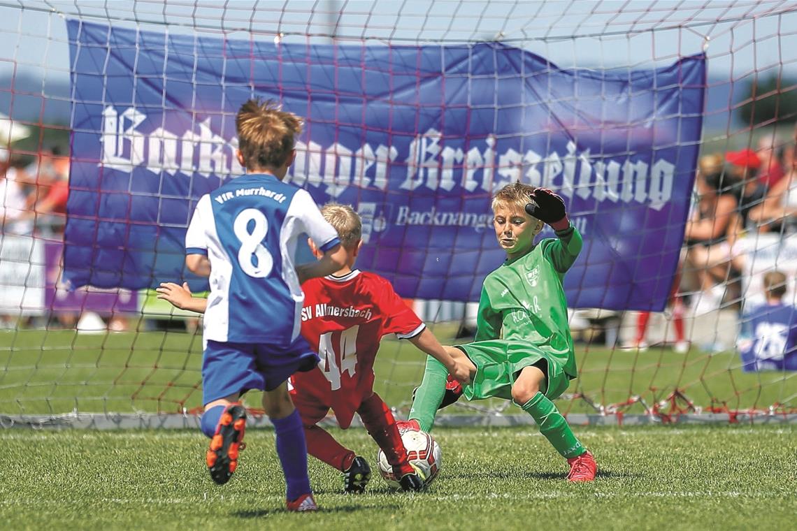 Kämpfen am ersten Juliwochenende im Etzwiesenstadion um den Sieg: 49 E- und F-Jugend- sowie die D-Mädchen-Teams der Region.  Foto: A. Becher