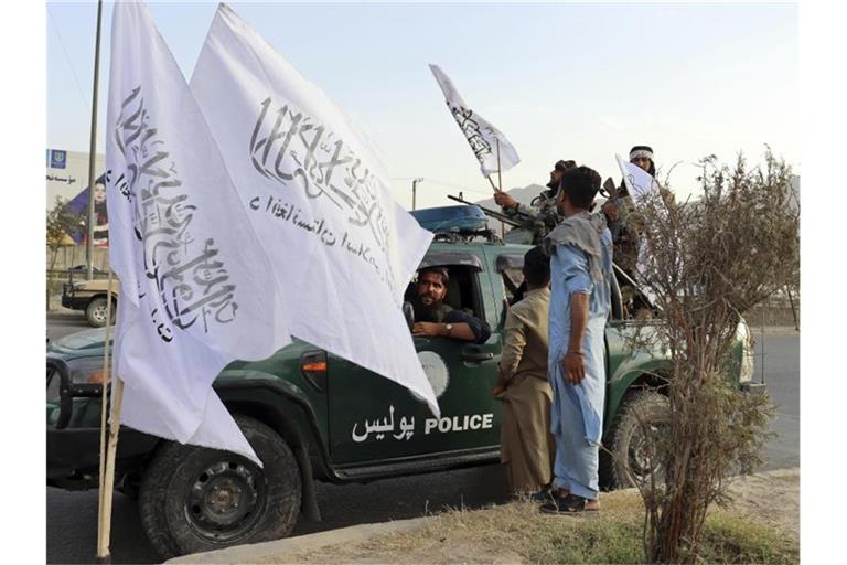 Kämpfer der Taliban in der afghanischen Hauptstadt Kabul. Foto: Khwaja Tawfiq Sediqi/AP/dpa