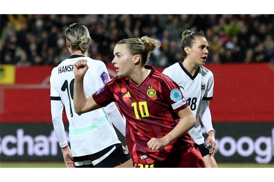 Mittelfeld-Casting bei DFB-Frauen: Schafft es Oberdorf noch? Kämpft seit Jahren um einen Stammplatz: Laura Freigang (M).