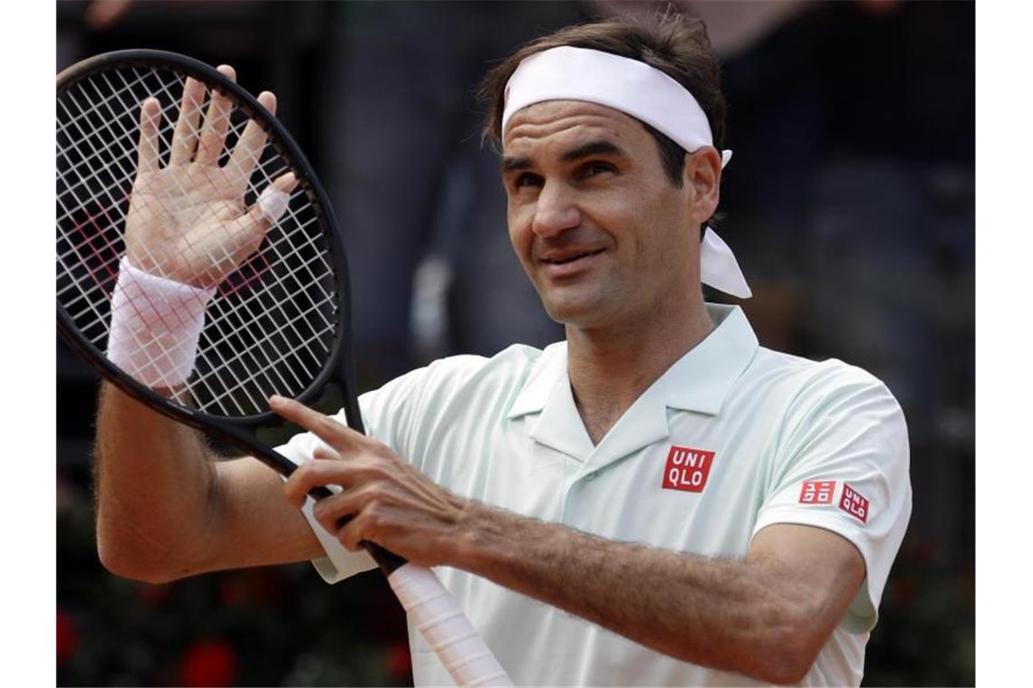 Kämpfte sich in Rom ins Viertelfinale: Roger Federer. Foto: Gregorio Borgia/AP