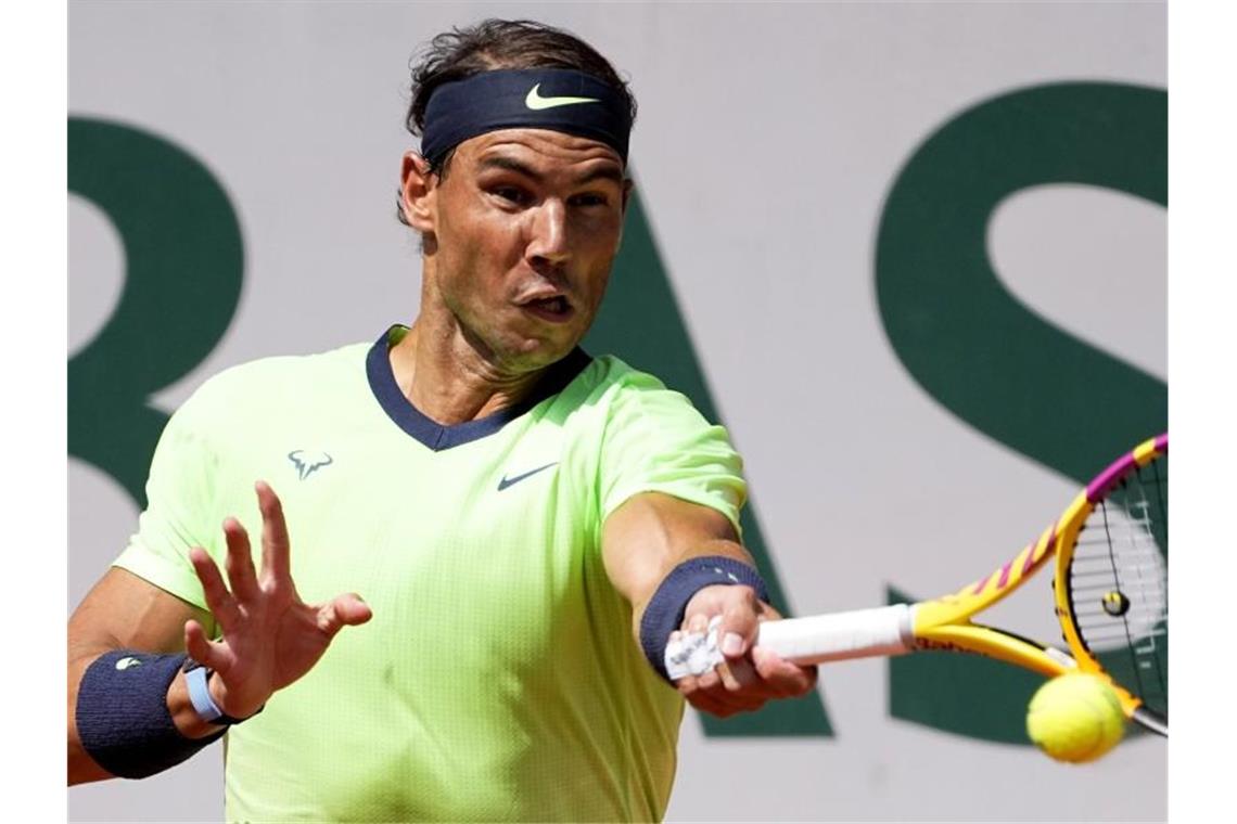 Kämpfte sich ins Halbfinale der French Open: Rafael Nadal. Foto: Michel Euler/AP/dpa