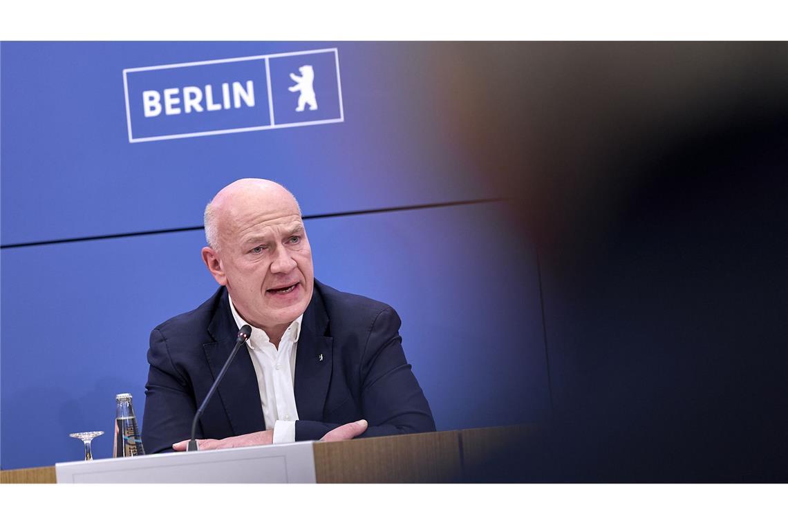 Kai Wegner steht unter Druck.