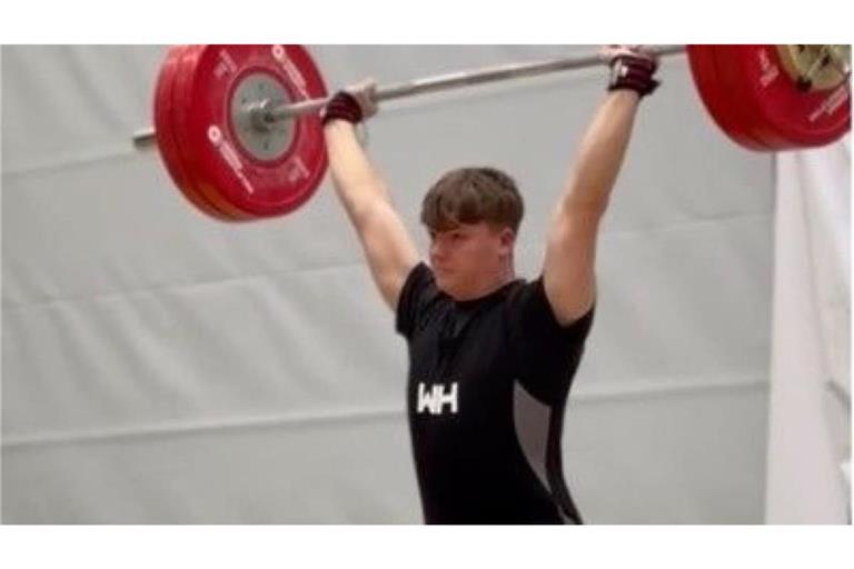 Kaito Möhle kam auf 246 Kilogramm im Zweikampf.