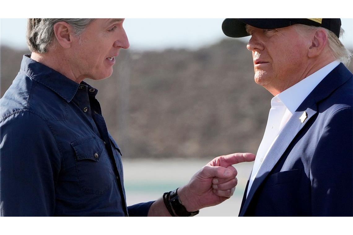 Proteste in Kalifornien: Trump setzt Nationalgarde ein Kaliforniens Gouverneur Gavin Newsom ist ein profilierter Gegner Donald Trumps.