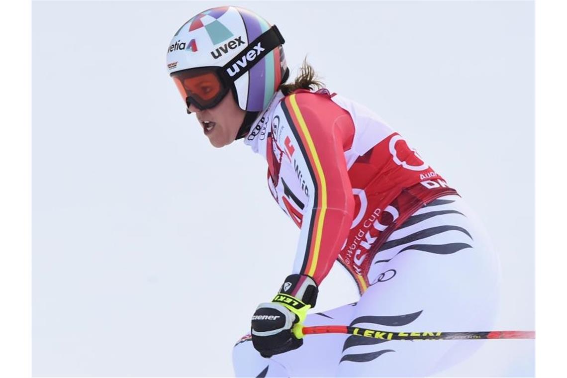 Kam beim Super-G in Bansko nur auf Rang zwölf: Viktoria Rebensburg. Foto: Pier Marco Tacca/AP/dpa