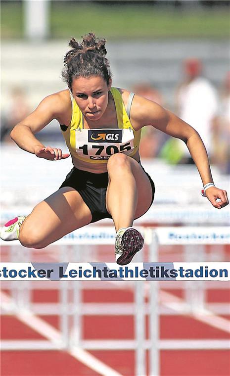 Kam gut über die Hürden rüber und lief eine neue Bestzeit: Lena Schlag. Foto: R. Görlitz