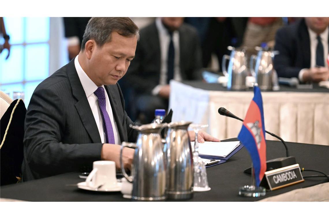 Kambodschas Regierungschef Hun Manet ist der Sohn von Hun Sen, dem starken Mann in Kambodscha.