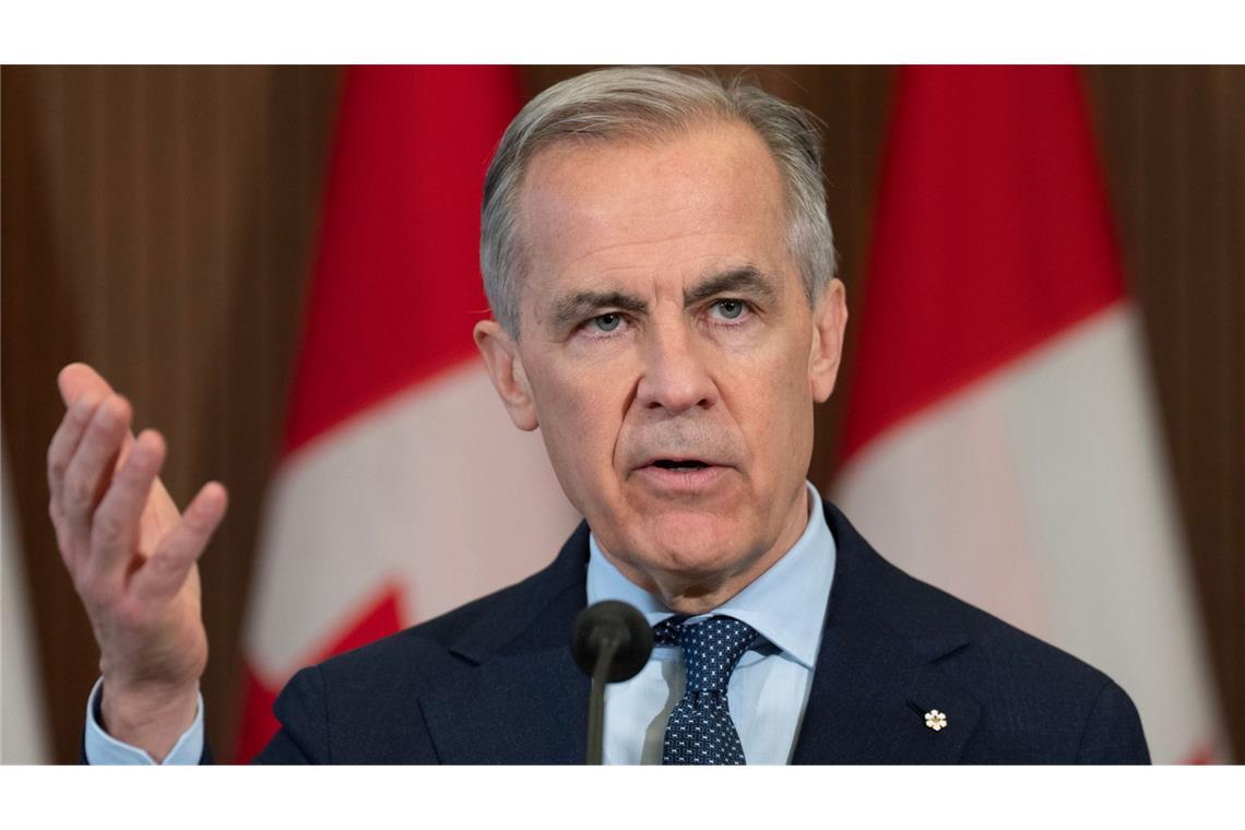 Kanadas Premierminister Mark Carney. Vor dem Hintergrund gestiegener Energiepreise setzt Kanada eine Bundessteuer auf Benzin und Diesel vorübergehend aus (Archivfoto).
