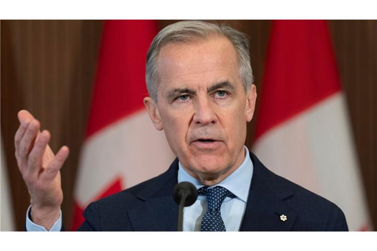Kanadas Premierminister Mark Carney. Vor dem Hintergrund gestiegener Energiepreise setzt Kanada eine Bundessteuer auf Benzin und Diesel vorübergehend aus (Archivfoto).
